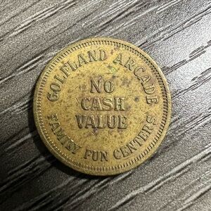 Vintage Golfland Arcade Token